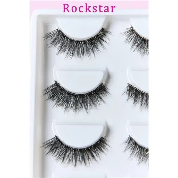 SO PINK BEAUTY Faux Mink Eyelashes 5 Pairs - Picture 5 of 14